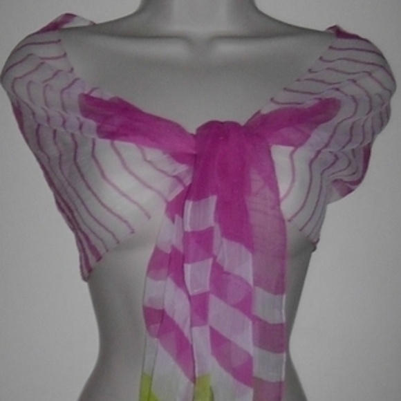 Vintage Multi-Colored Elegant Scarf